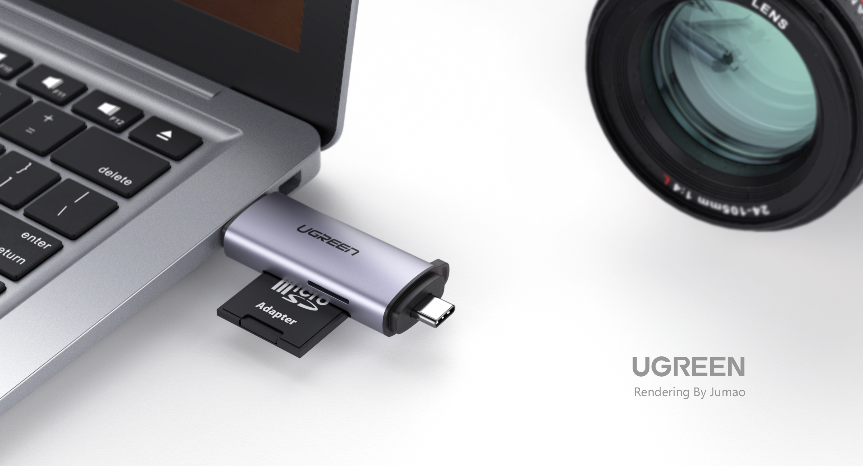 Green couplet，Lvlian products，Product rendering，headset，tws，