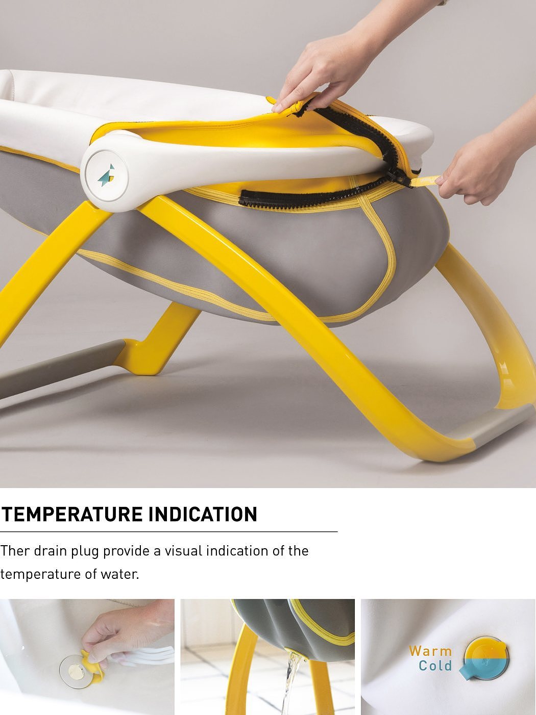 Folding bathtub，Wearable towel，comfortable，product design，industrial design，