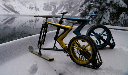 Snow，Bicycle，vehicle，originality，energy conservation，