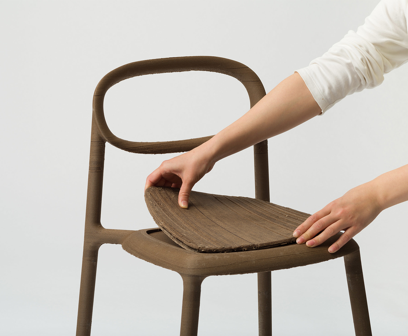 chair，lamp，3D printing，waste，sustainable，plate，