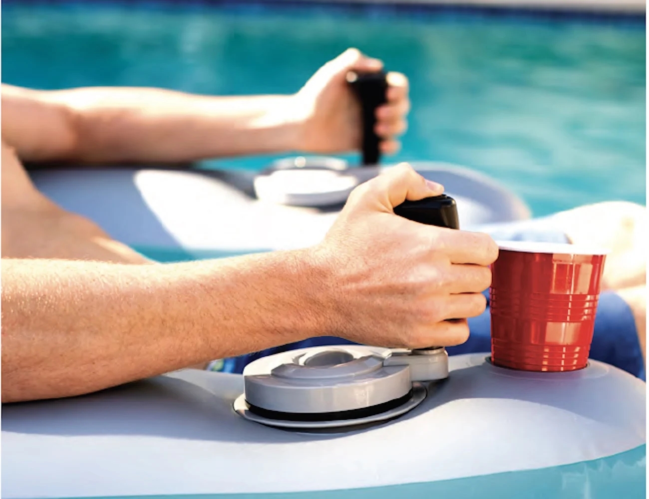 Swimming pool，deck chair，Electric，propeller，simple，