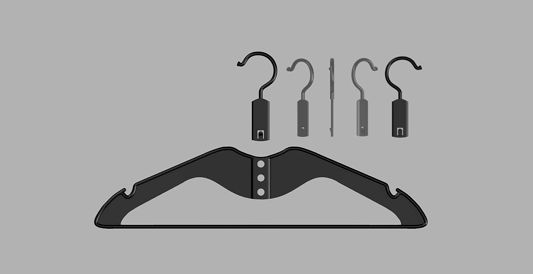coat hanger，clever，Recycled plastics，durable，