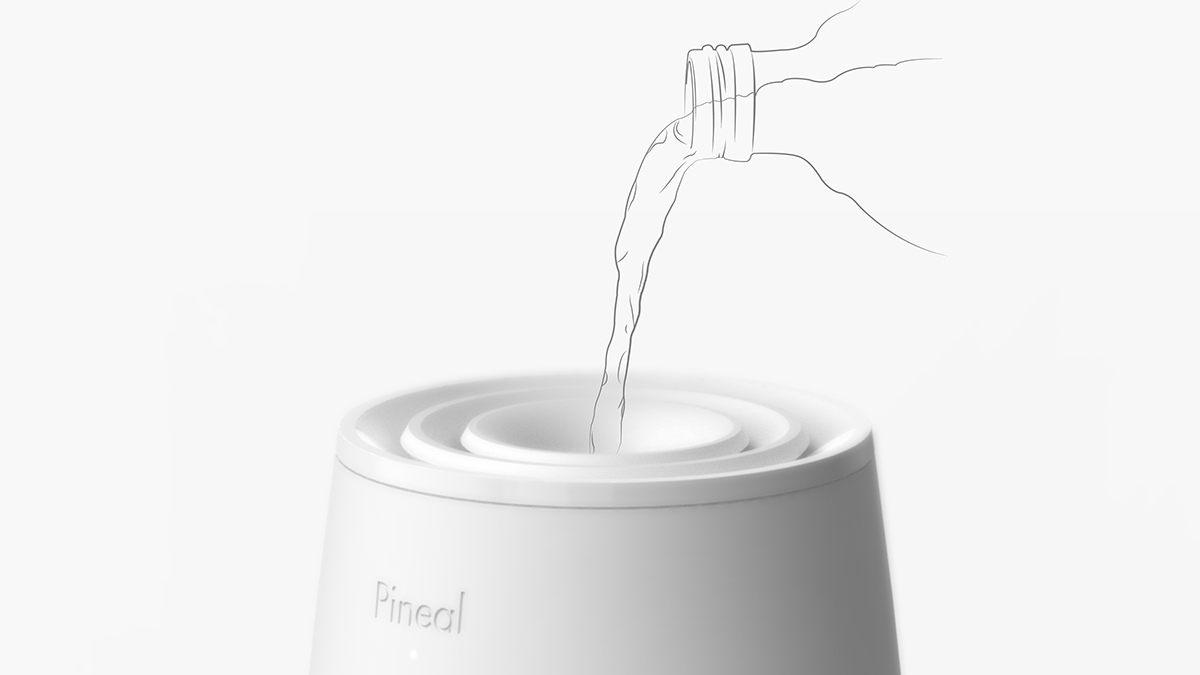 Humidifier，natural，indoor，white，