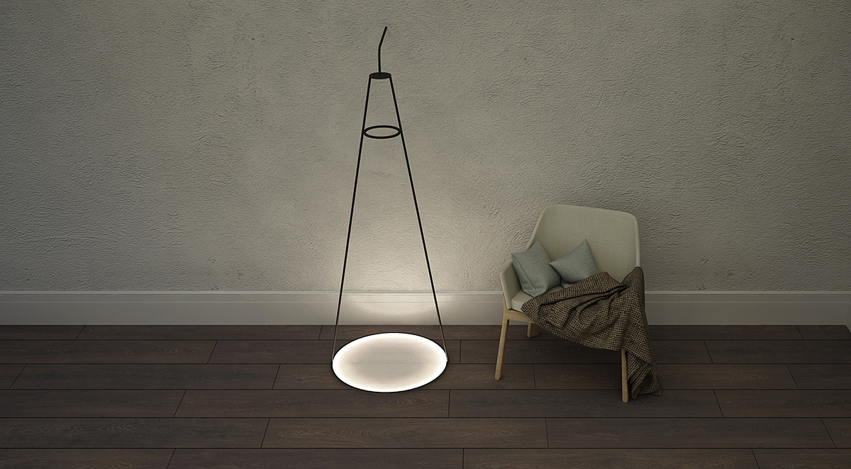 lamp，Floor lamp，Art，Simplicity，