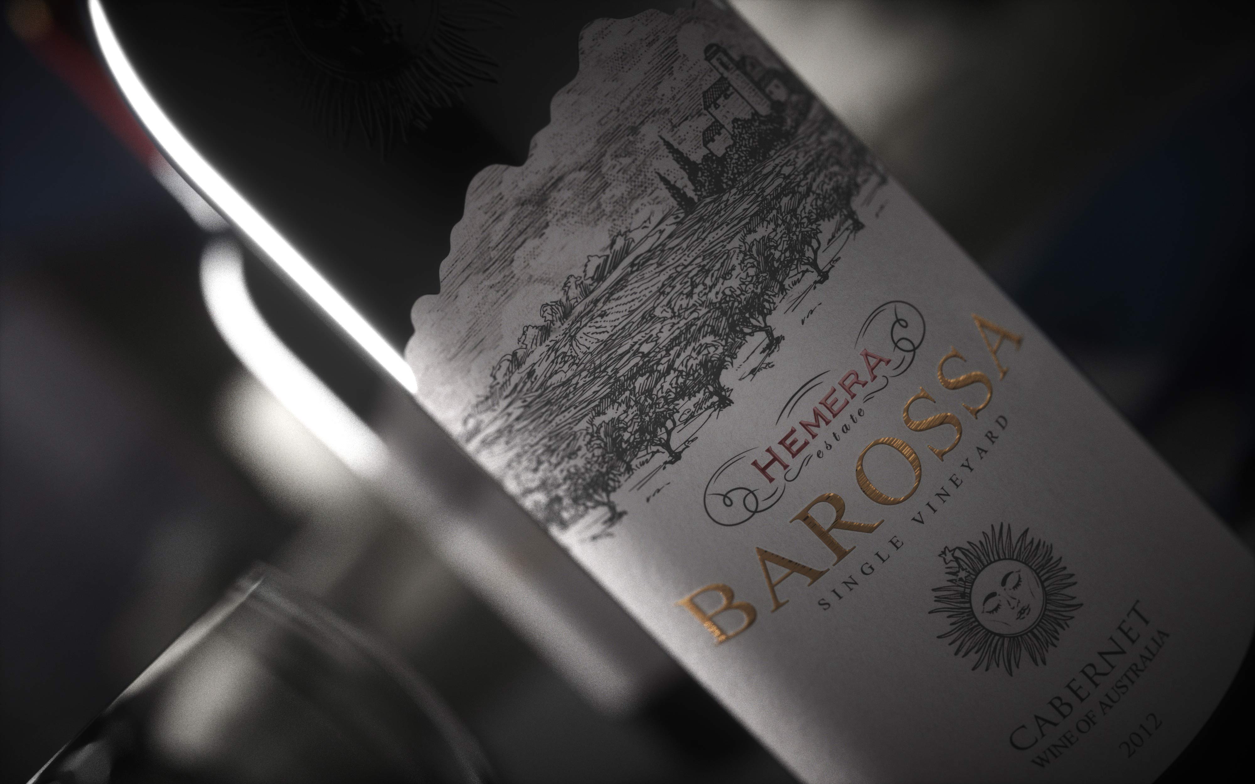 packing，Render，red wine，