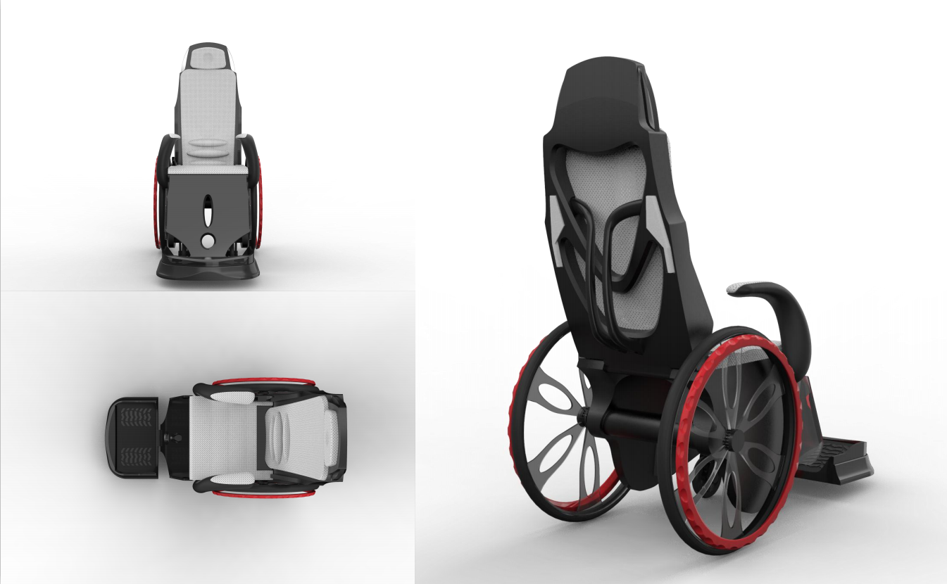 wheelchair，Hand push chair，Sitting and lying，Ergonomics，