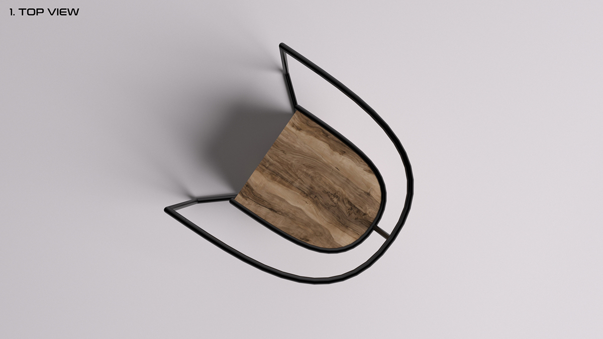 furniture，woodiness，Metal，STUBBY CHAIR，chair，