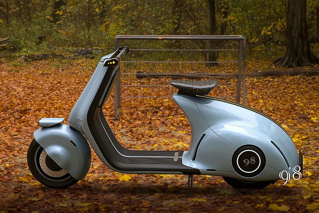 vespa，concept，Electric scooter，