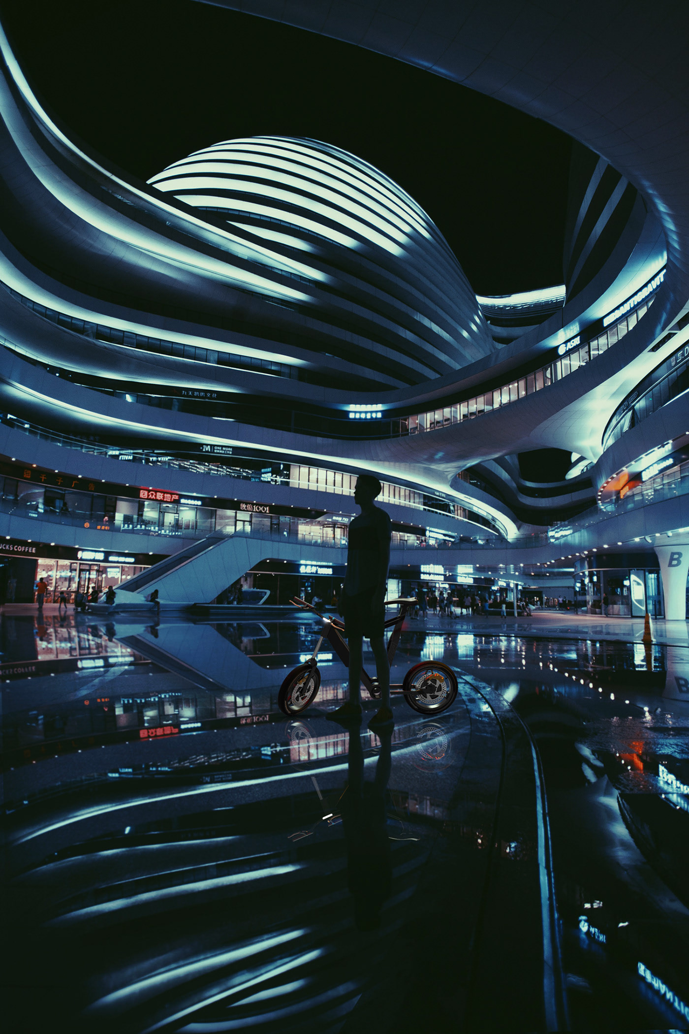 BAUGASM，industrial design，sample reels，science fiction，Exoskeleton，Scooter，Mechanical watch，