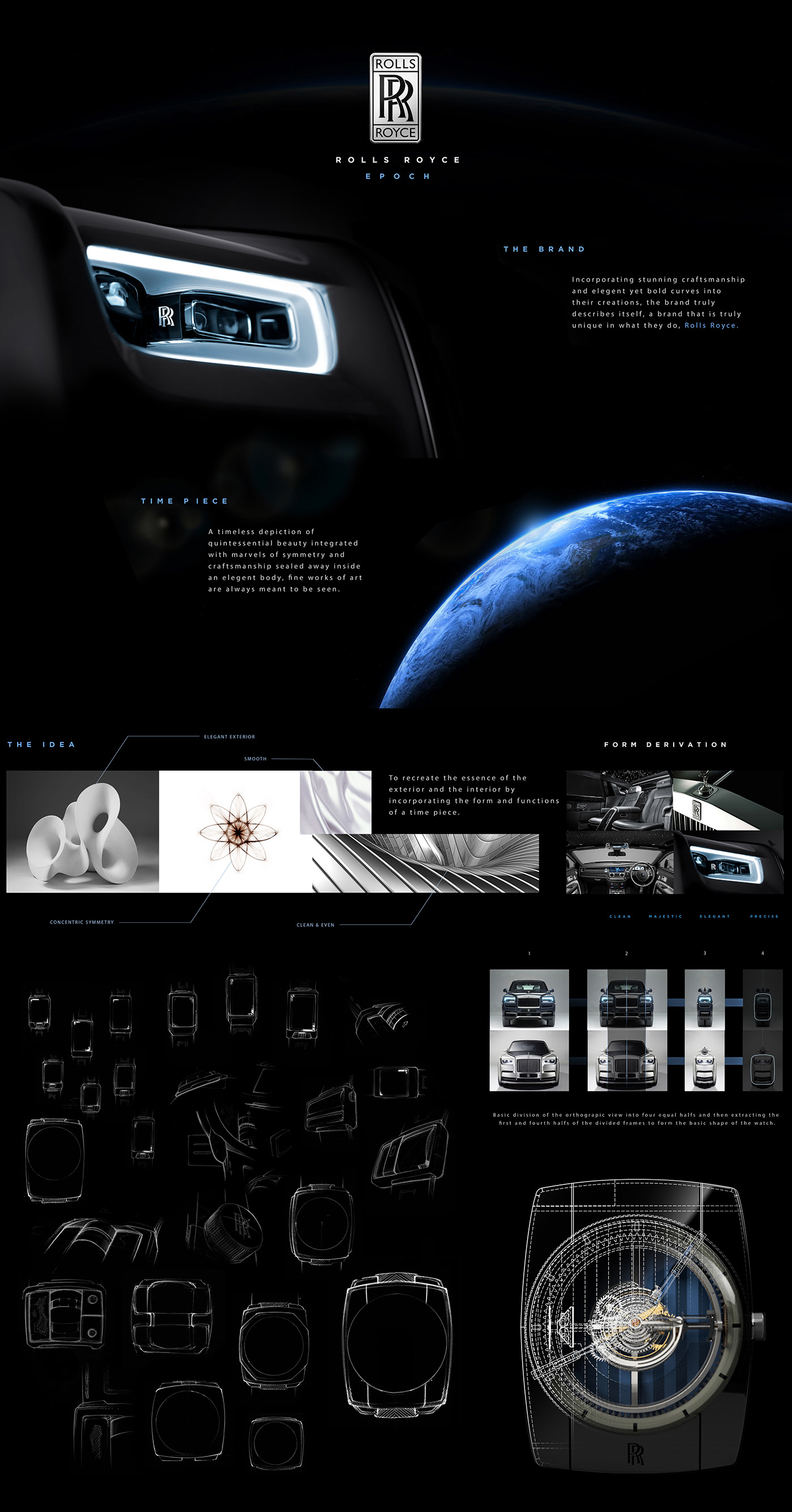 BAUGASM，industrial design，sample reels，science fiction，Exoskeleton，Scooter，Mechanical watch，