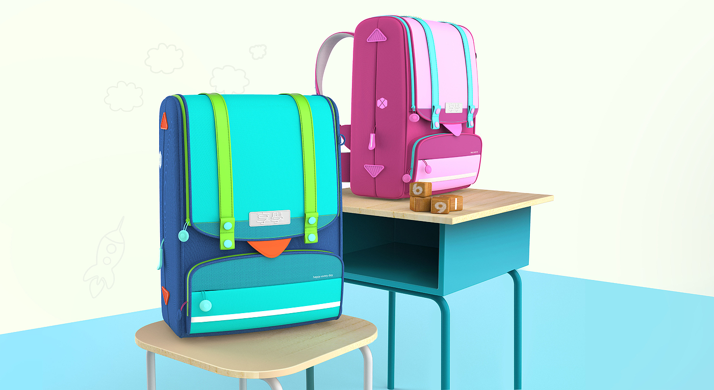 Children's schoolbag (Senior children of grades 4-6)，