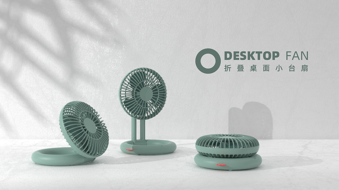 fold，Desktop fan，Simplicity，Storable，Portable，