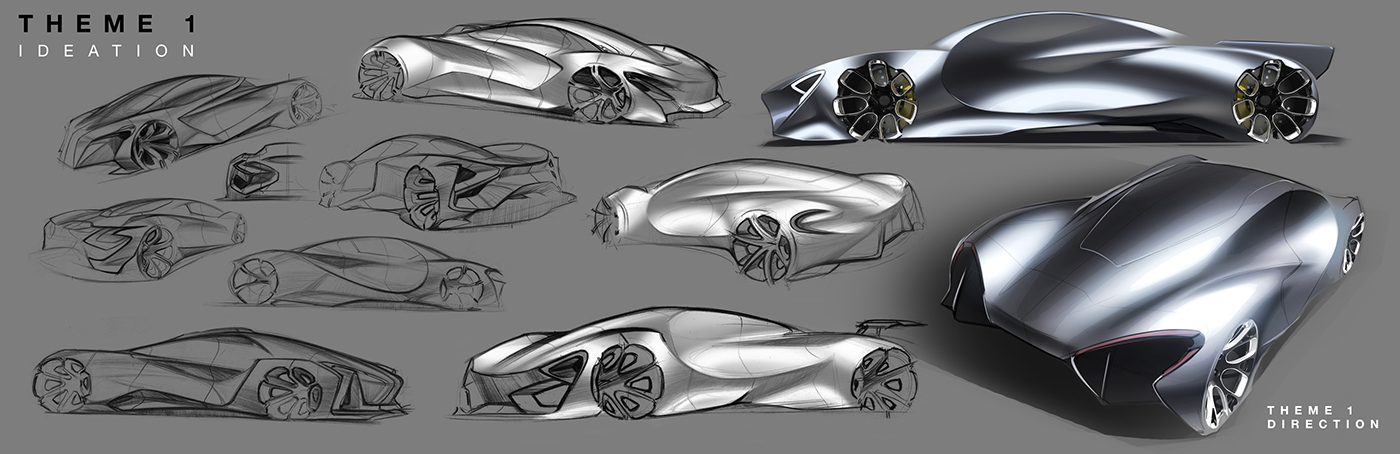 Automatic design，Hand drawn，Visual design，concept，industrial design，