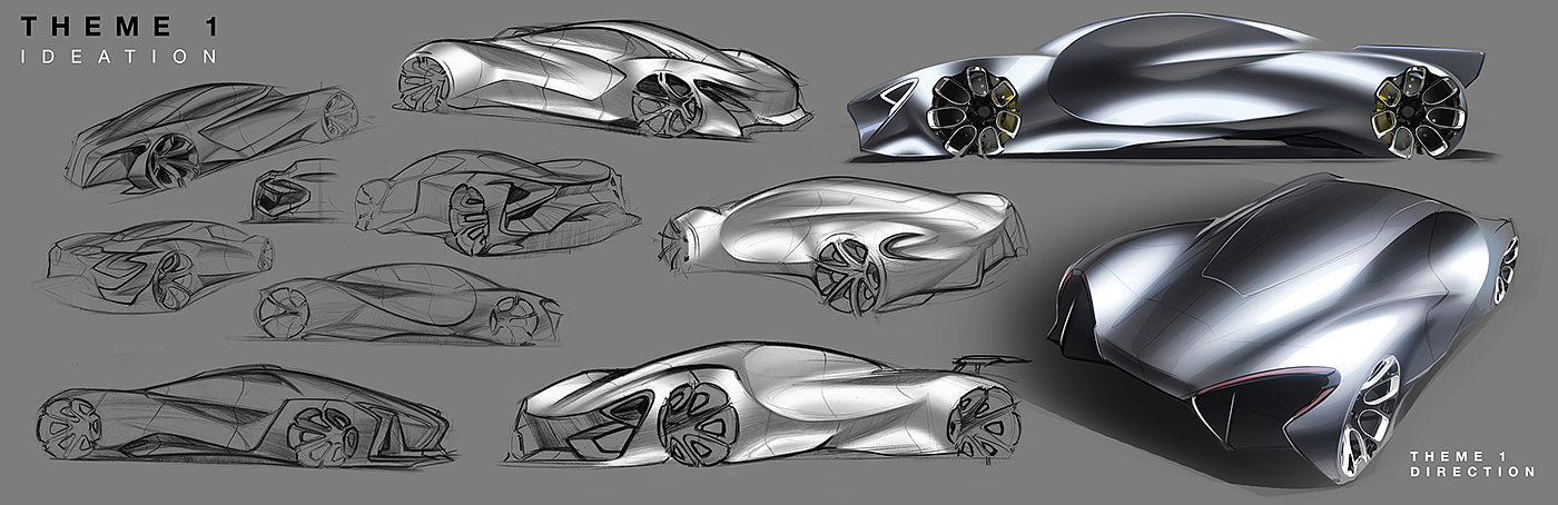 Automatic design，Hand drawn，Visual design，concept，industrial design，