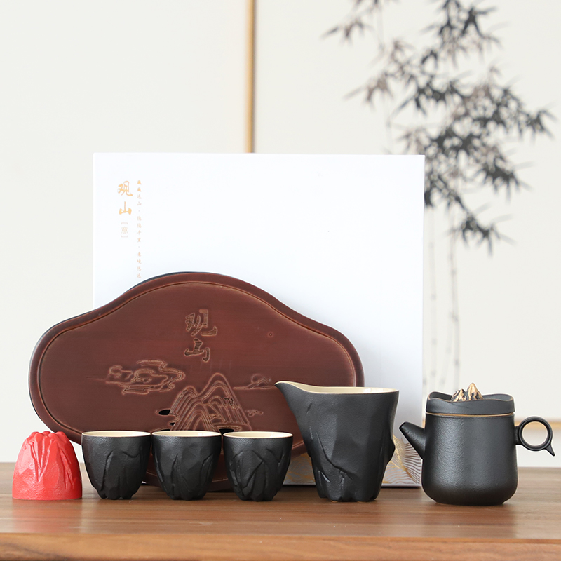 ceramics，Cultural creation，gift，tea set，
