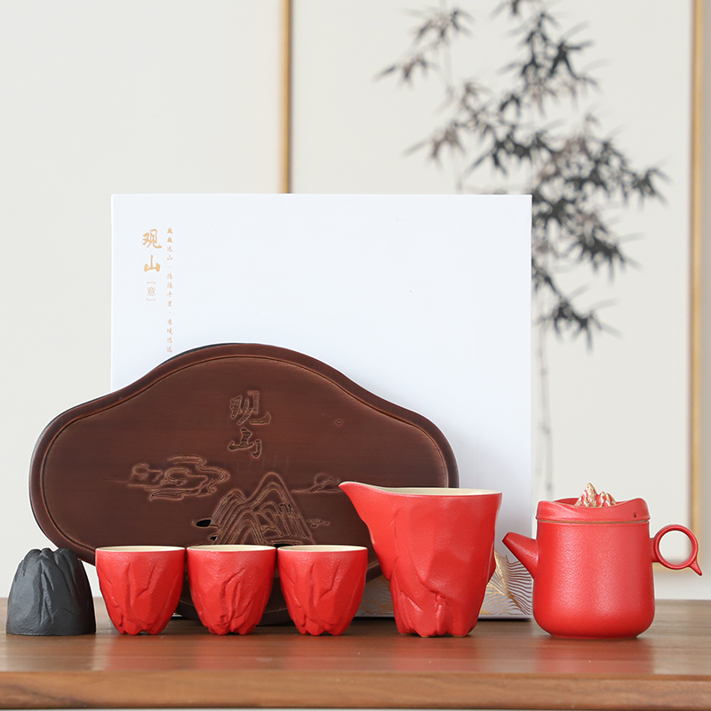 ceramics，Cultural creation，gift，tea set，