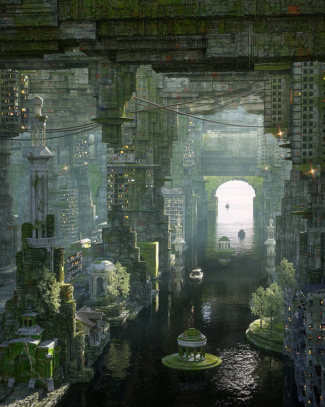 concept，Render，future，city，