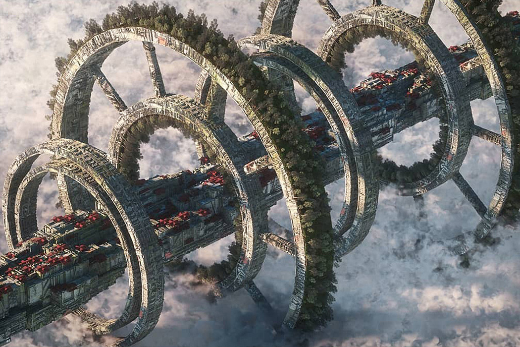 concept，Render，future，city，