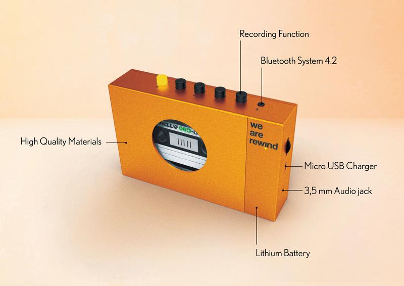 magnetic tape，player，Bluetooth，wireless，Nostalgia，