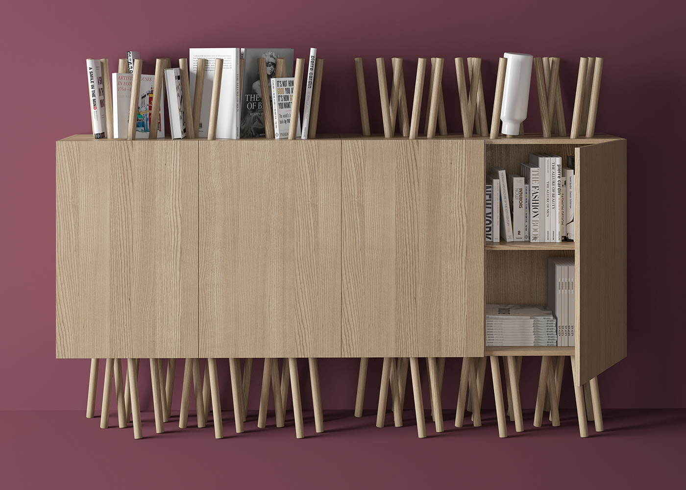 cabinet，concept，wooden ，furniture，