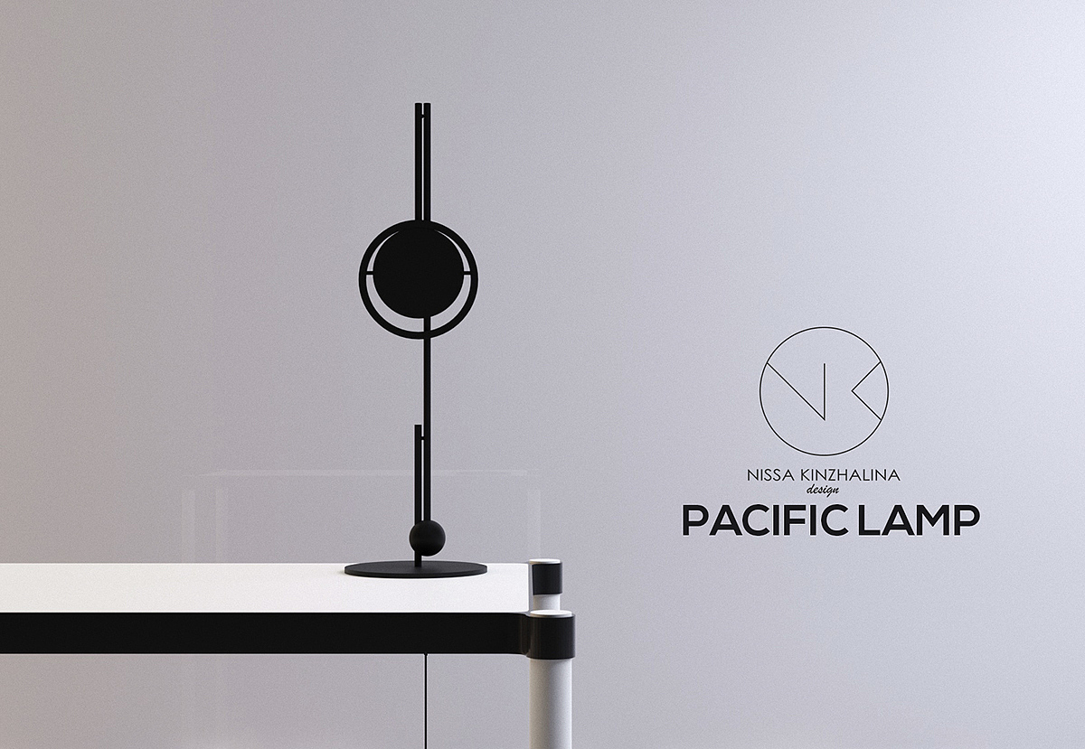Desk lamp，black，Minimalism，
