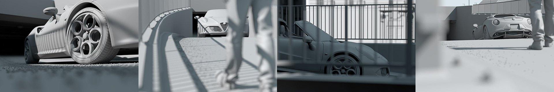 automobile，traffic，vehicle，Render，c4d，Design，