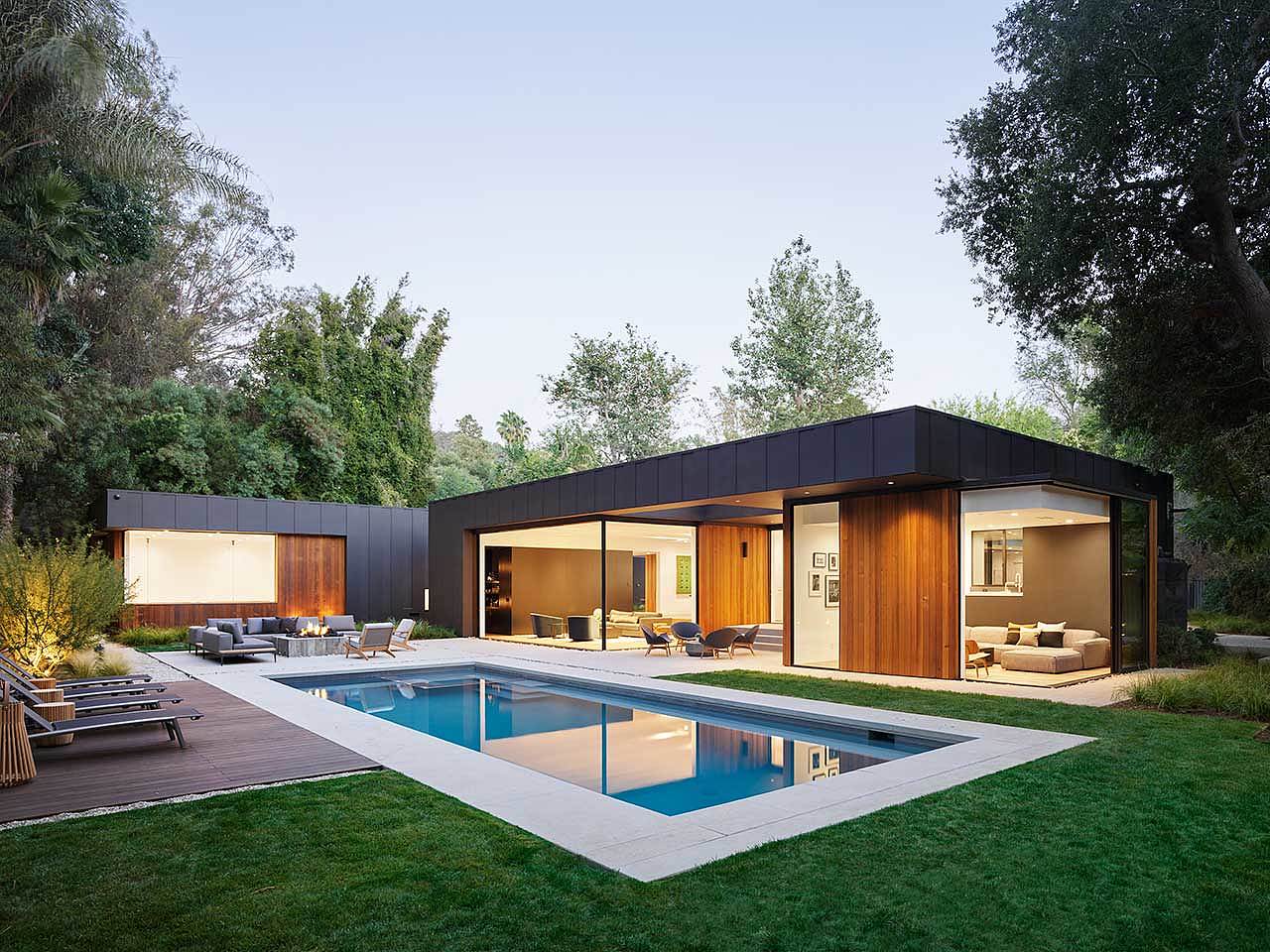 residence，Glass，monolayer，modern，Los Angeles，