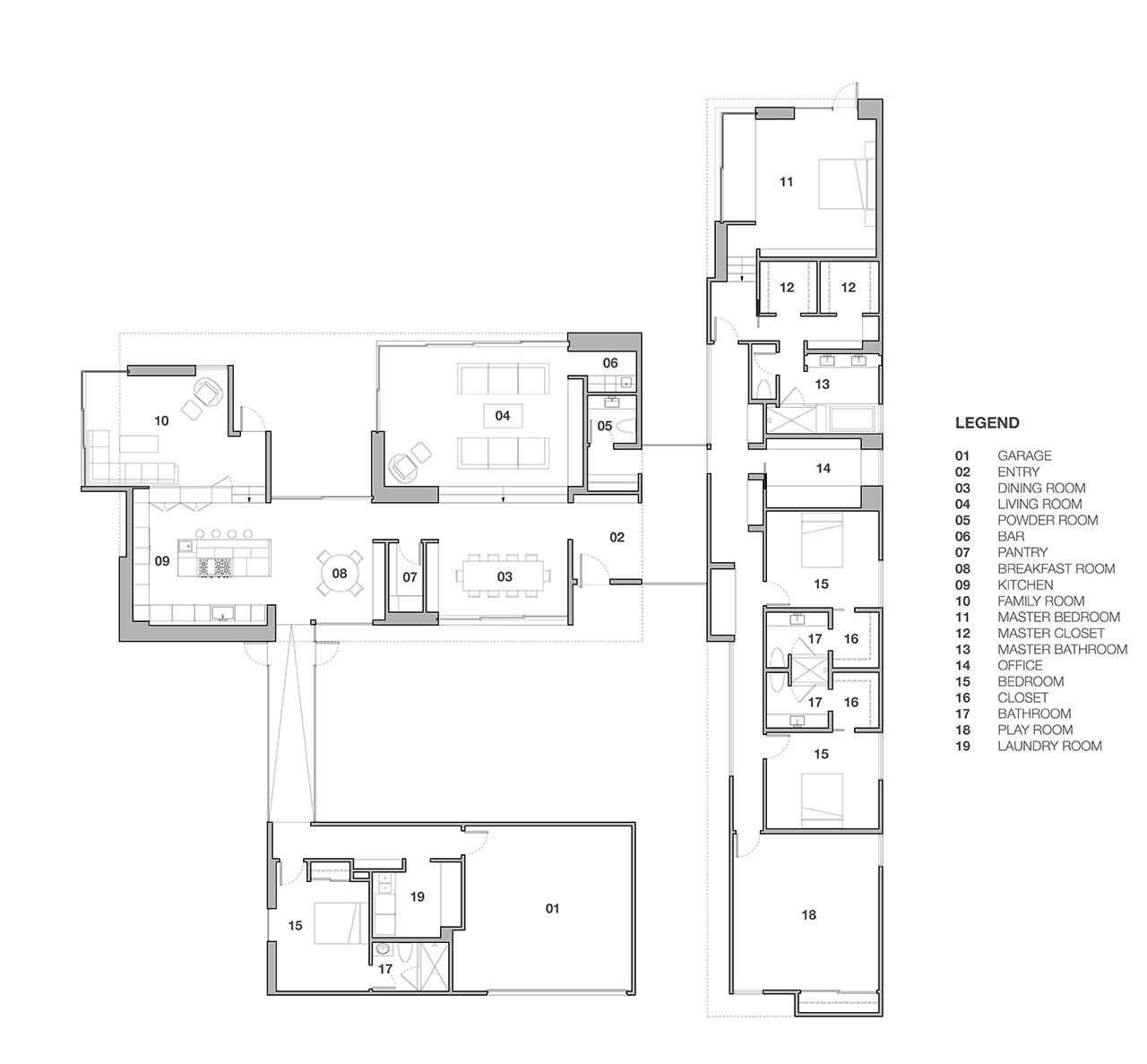 residence，Glass，monolayer，modern，Los Angeles，