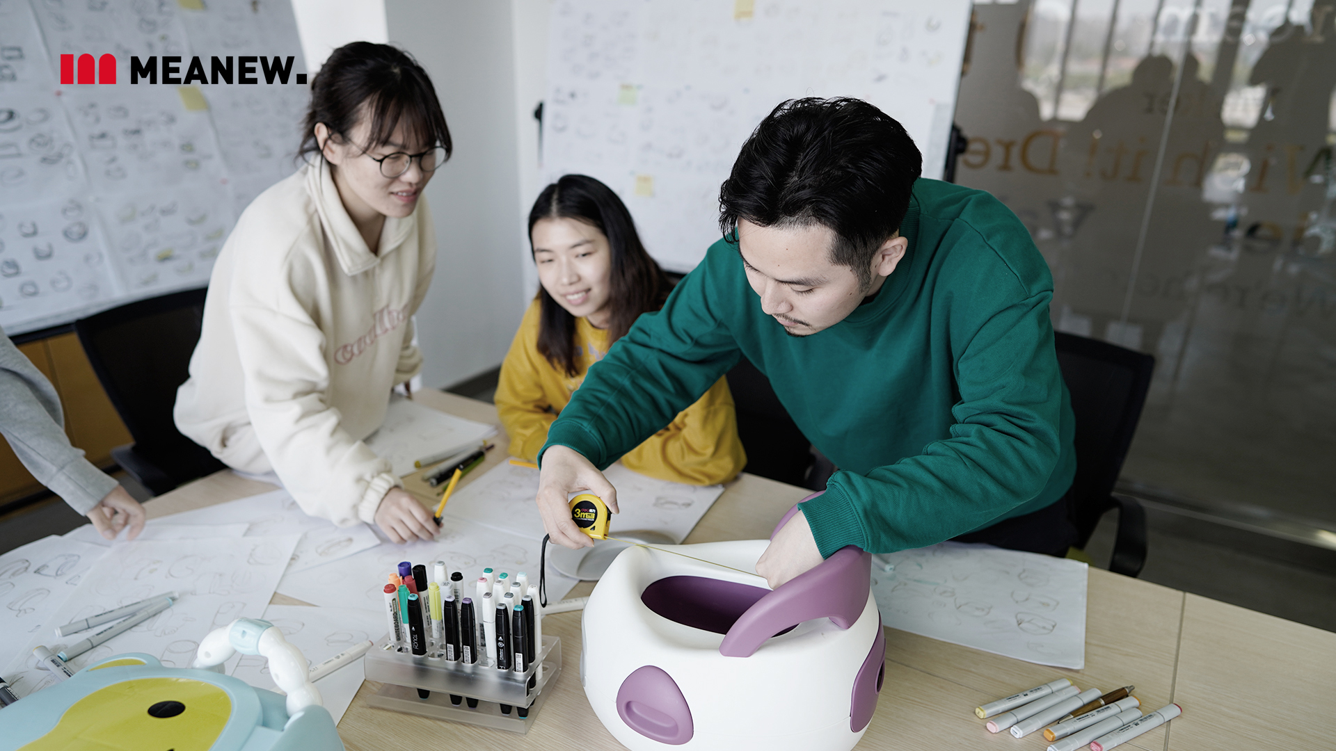 pedestal pan，industrial design，Mingrui industrial design，Meanew Design，Mother and baby，