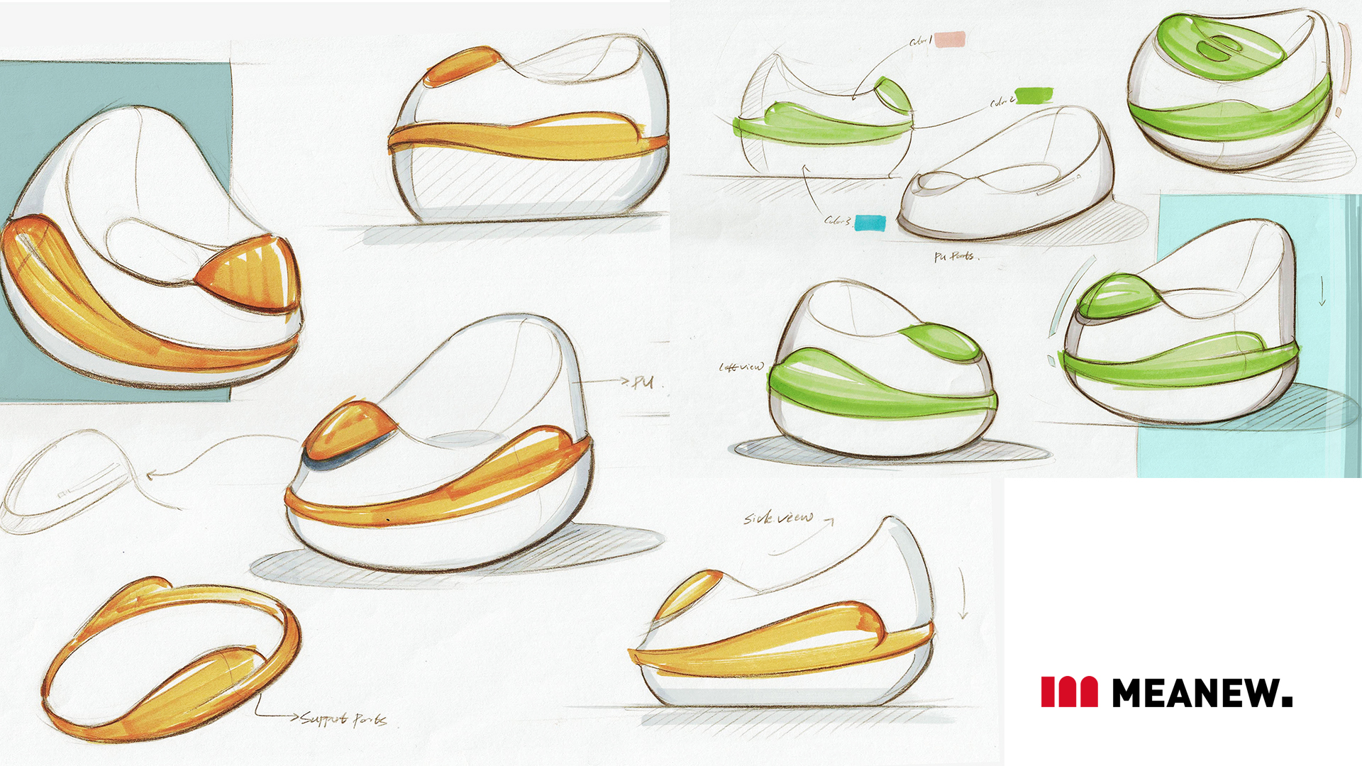 pedestal pan，industrial design，Mingrui industrial design，Meanew Design，Mother and baby，