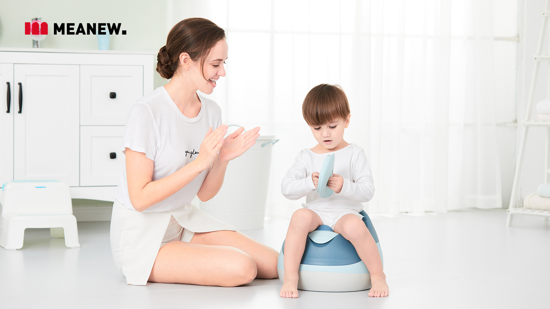 pedestal pan，industrial design，Mingrui industrial design，Meanew Design，Mother and baby，