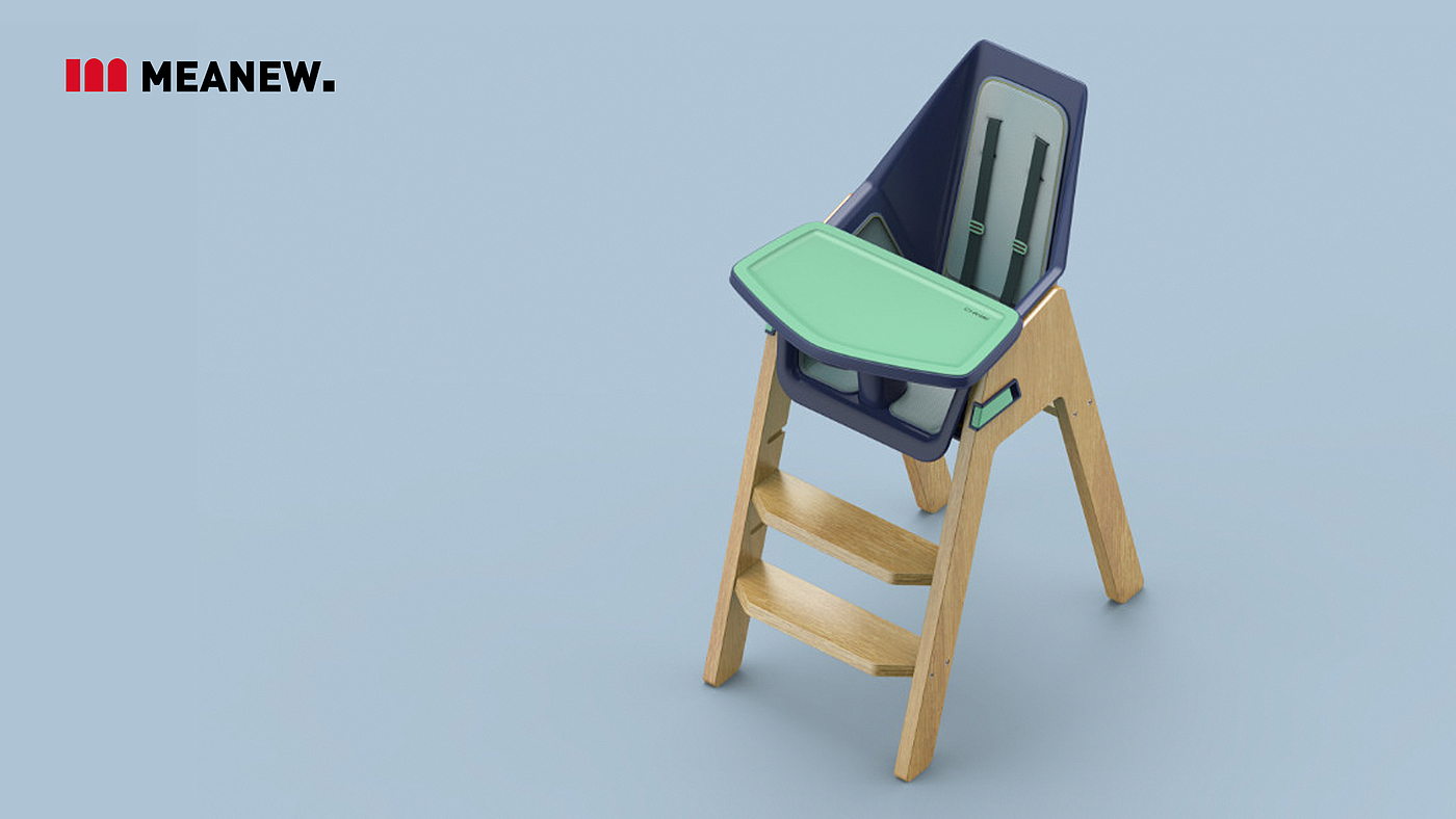 High chair ，High chair，Mingrui industrial design，Meanew Design，Ningbo design company，