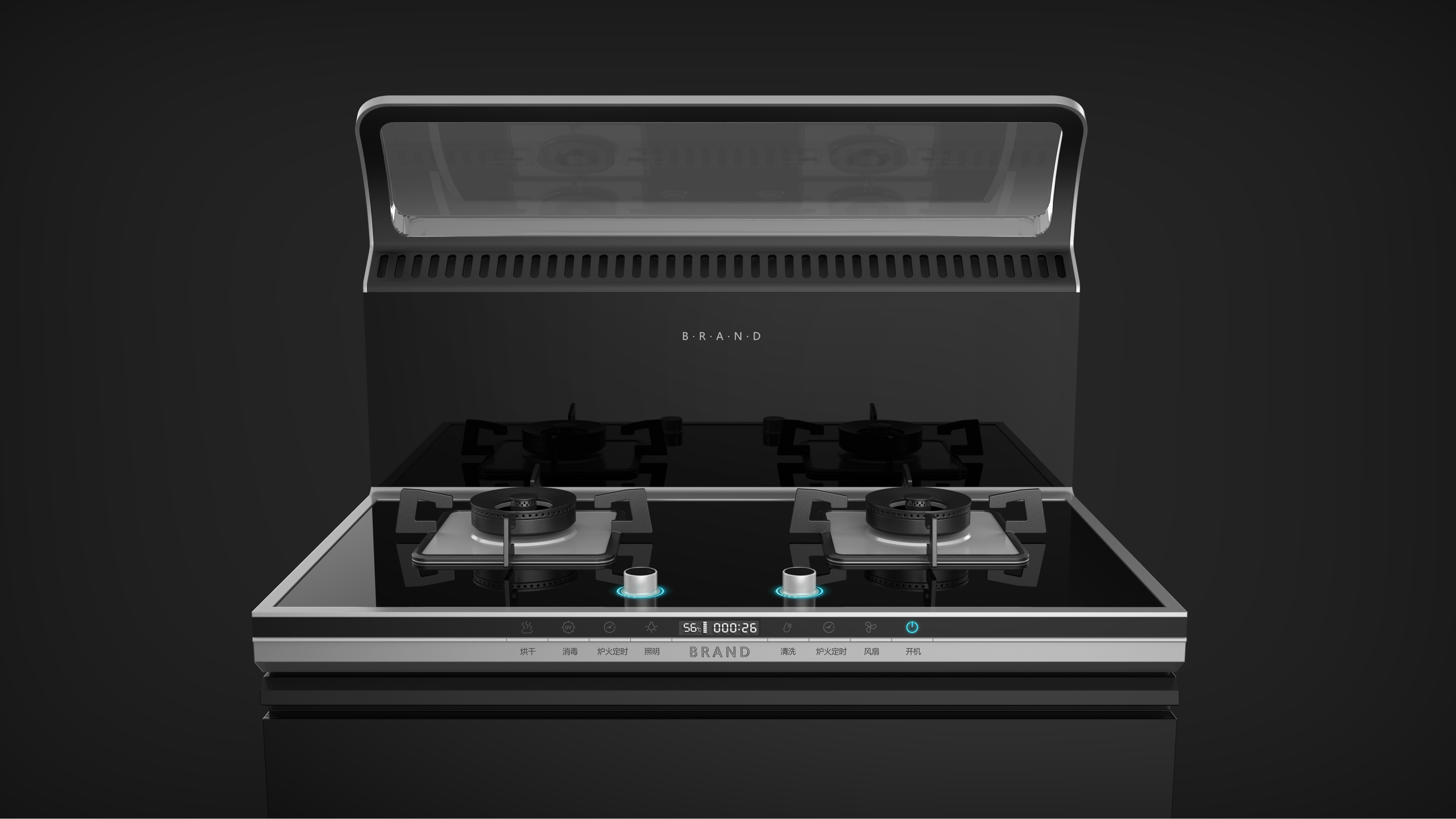 Integrated stove，Lampblack machine，Gas stove，