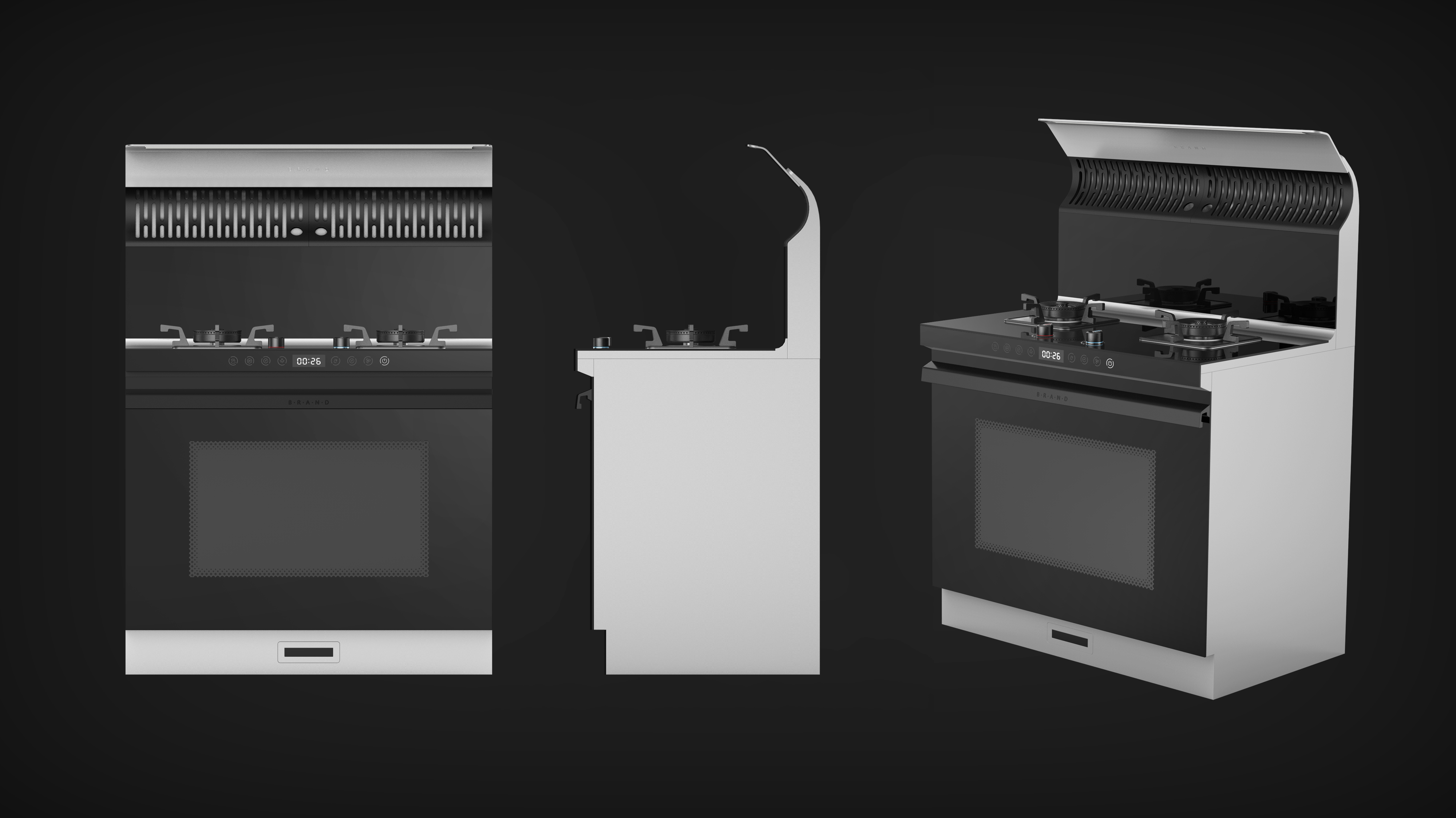 Integrated stove，Lampblack machine，