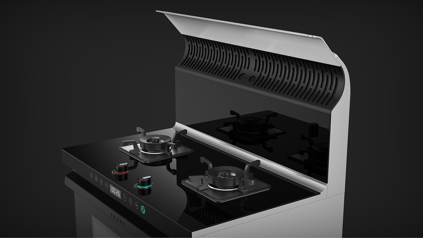 Integrated stove，Lampblack machine，