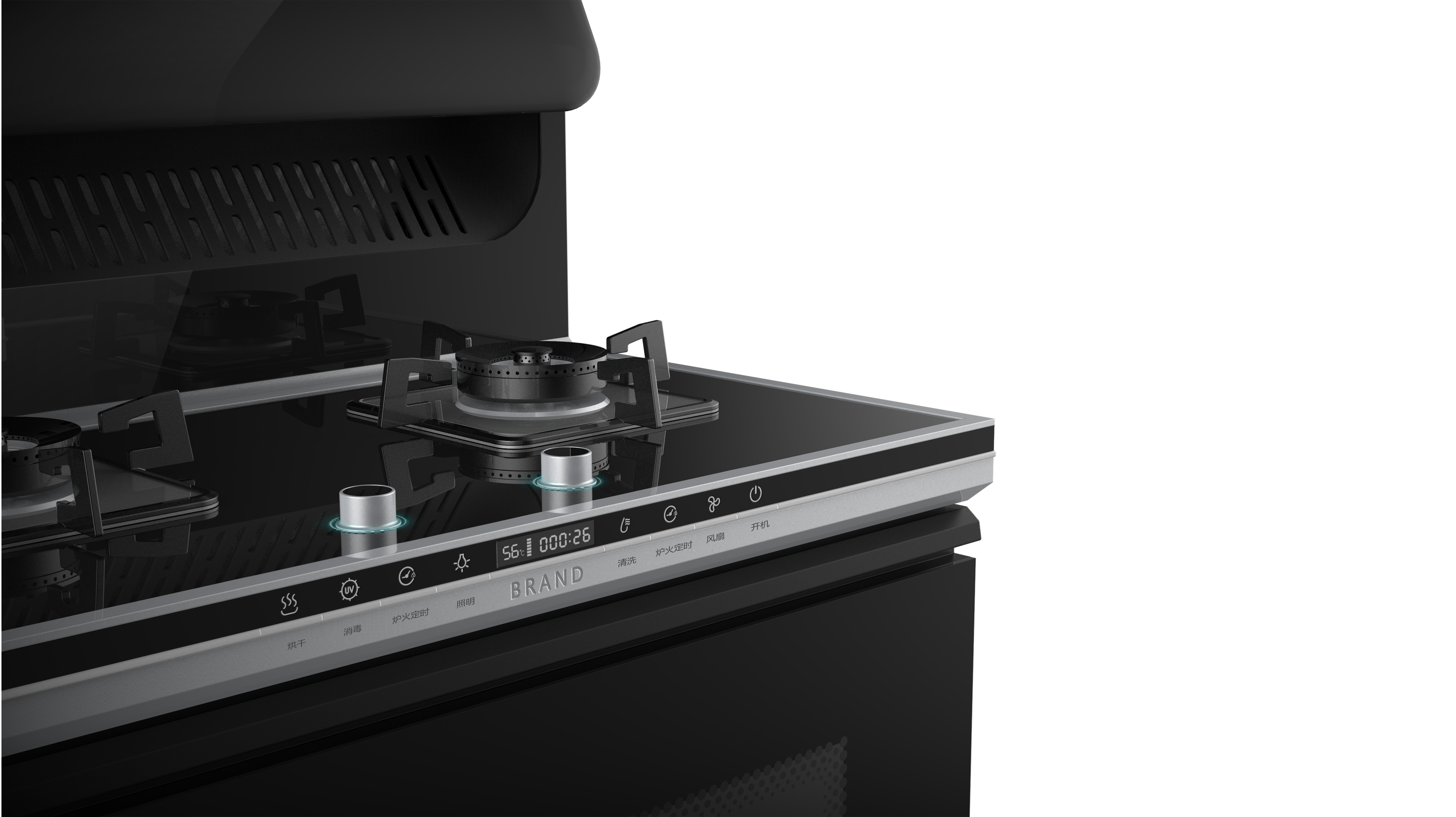 Integrated stove，Lampblack machine，