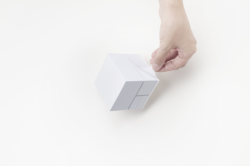 Post it note design，Cube post it notes，Sato Da，bookmark，Special shaped post it notes，