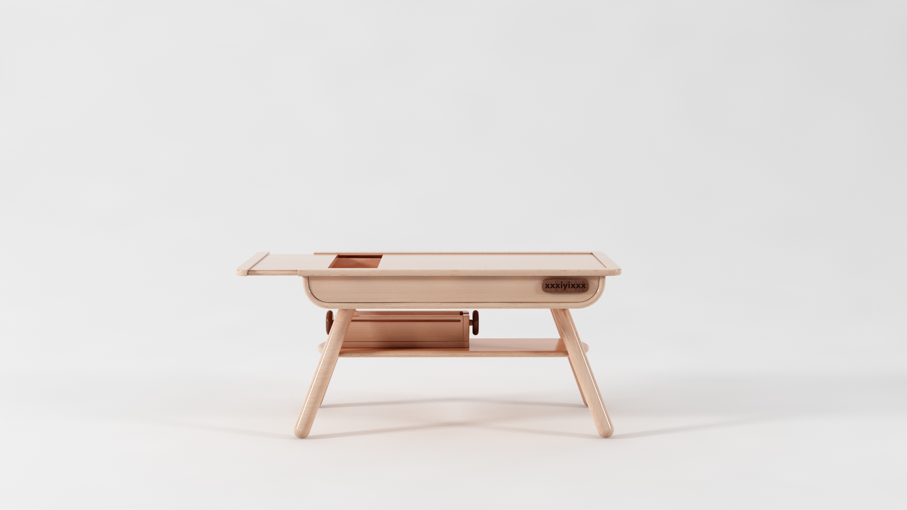 Children, furniture, solid wood, simple，