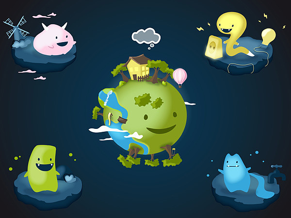 product design，industrial design，Cartoon，sensor，intelligence，