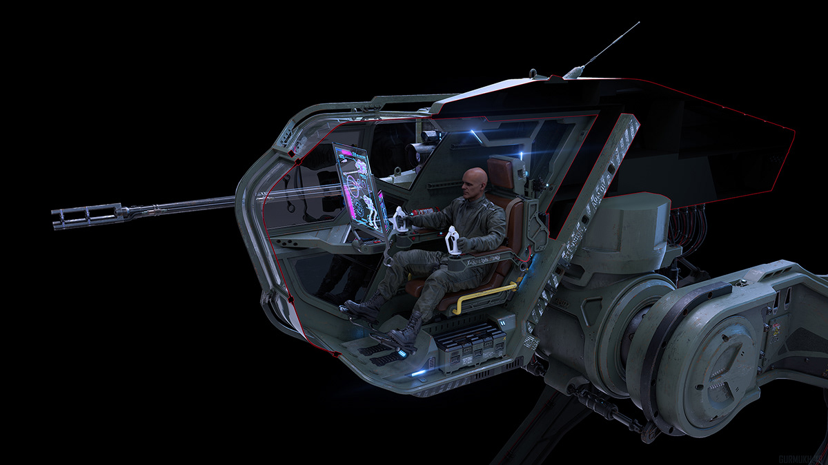 Mechanical attack vehicle，Military weapons，LIGHTNING M.A.V.，