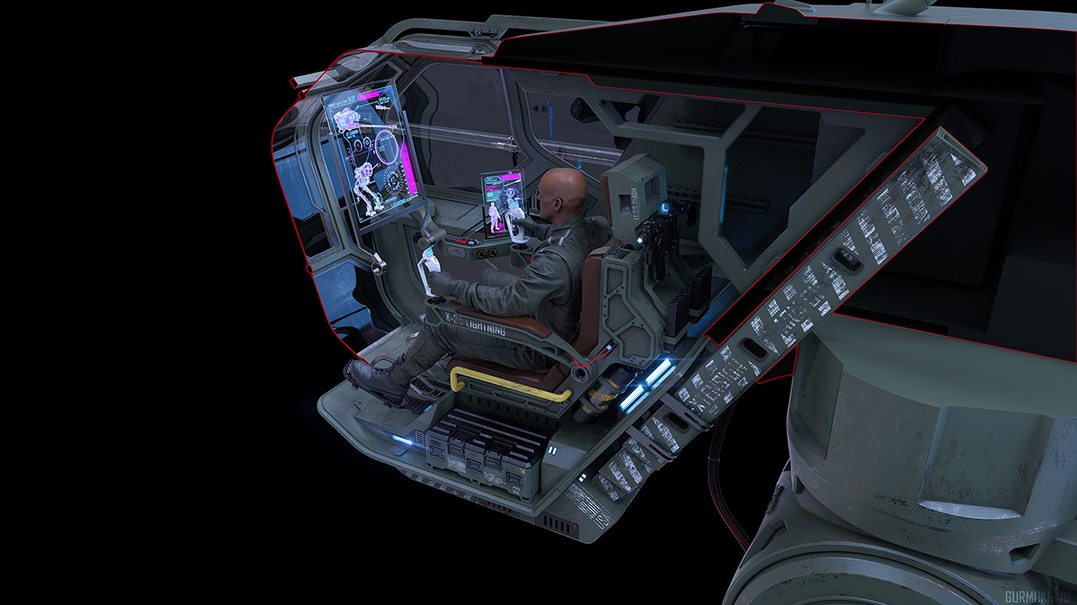 Mechanical attack vehicle，Military weapons，LIGHTNING M.A.V.，