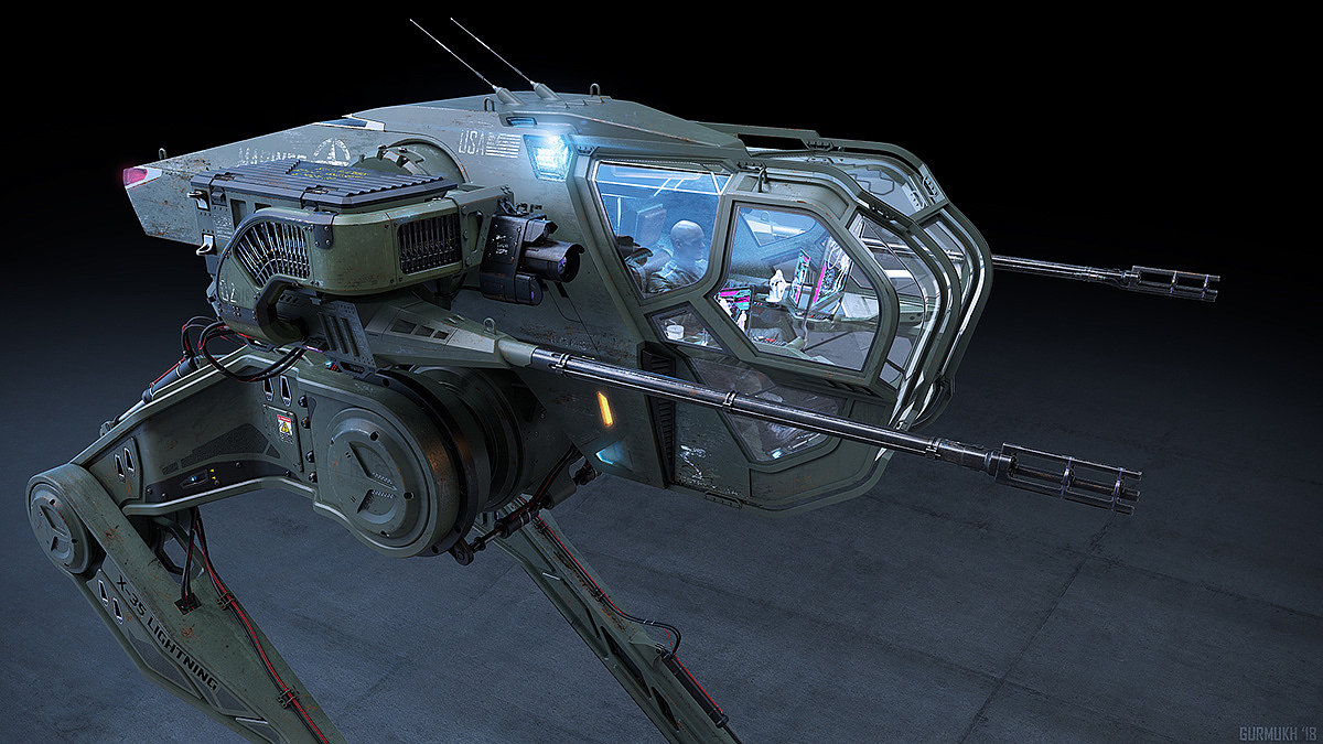 Mechanical attack vehicle，Military weapons，LIGHTNING M.A.V.，