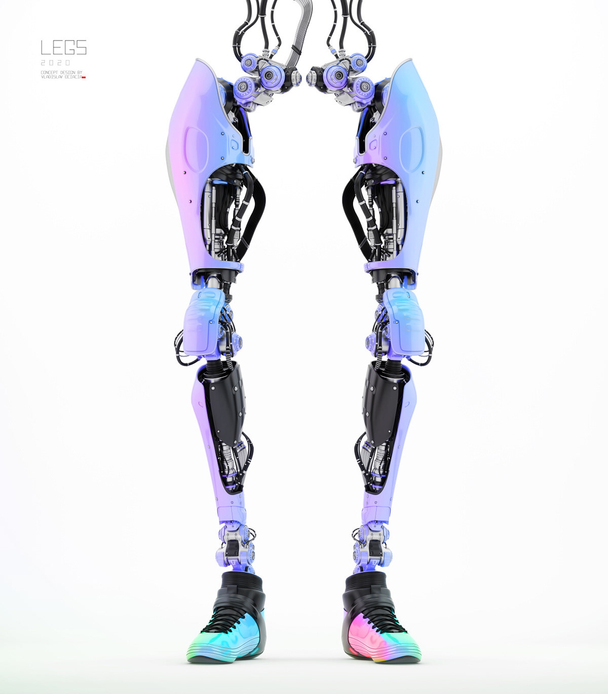 Mechanical leg，technology，future，science fiction，