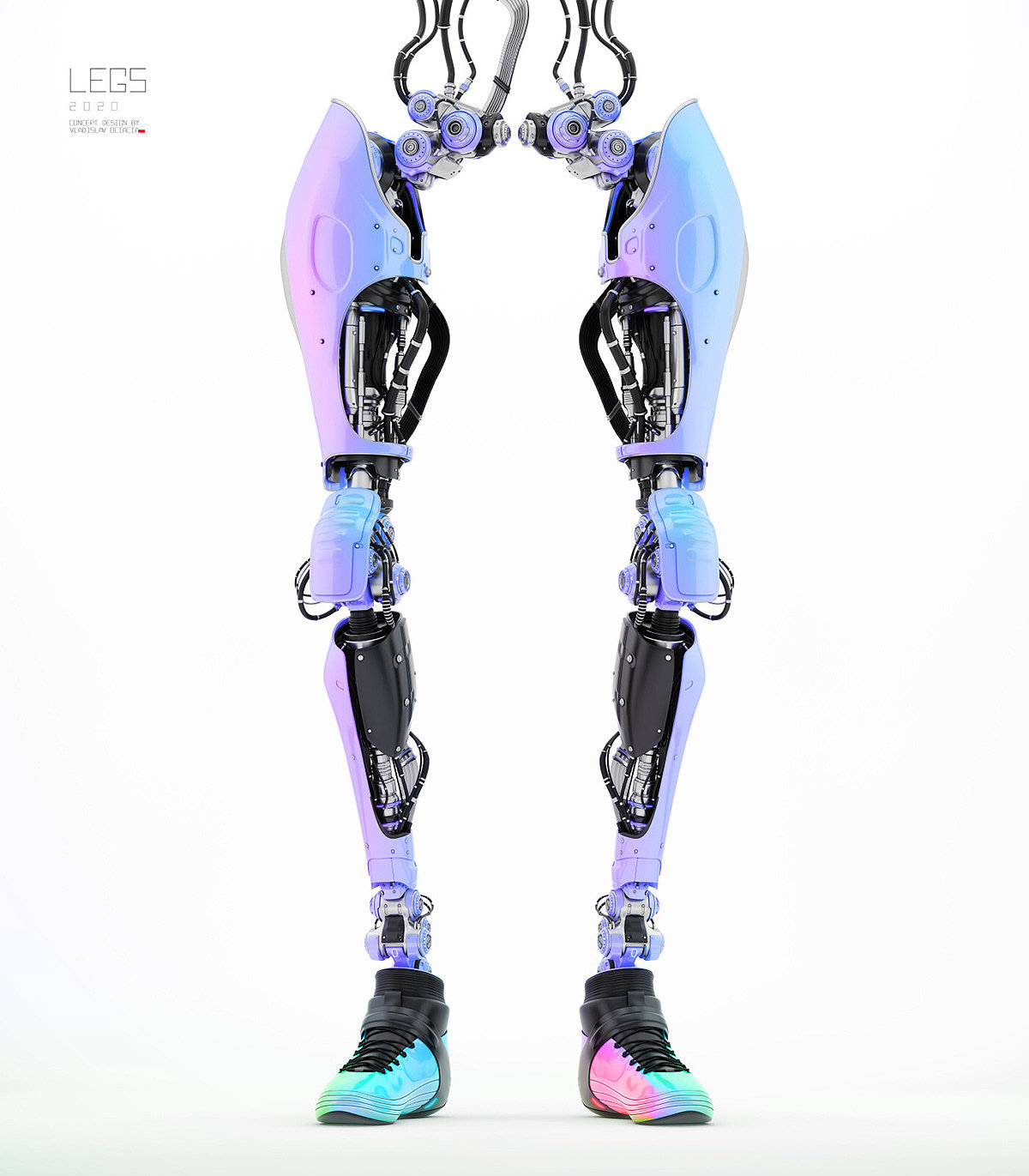 Mechanical leg，technology，future，science fiction，