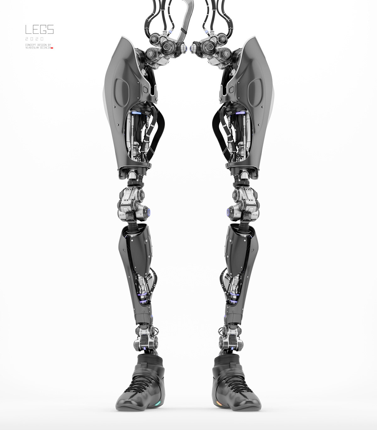 Mechanical leg，technology，future，science fiction，