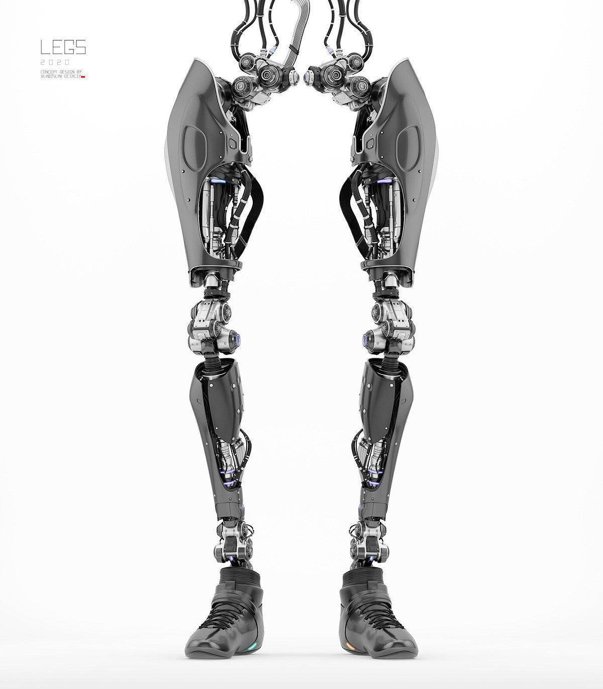 Mechanical leg，technology，future，science fiction，