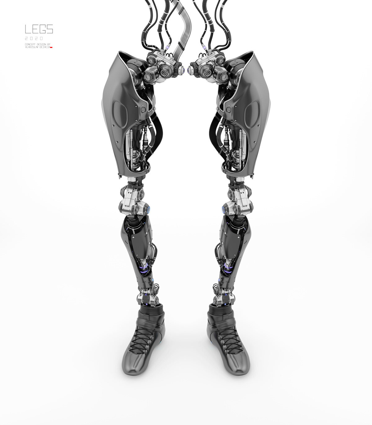 Mechanical leg，technology，future，science fiction，