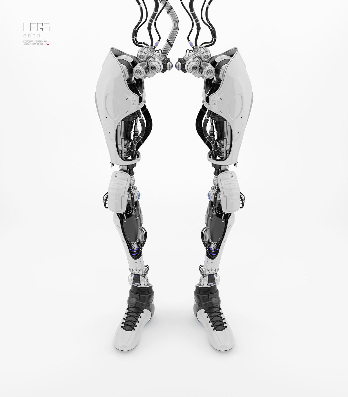Mechanical leg，technology，future，science fiction，