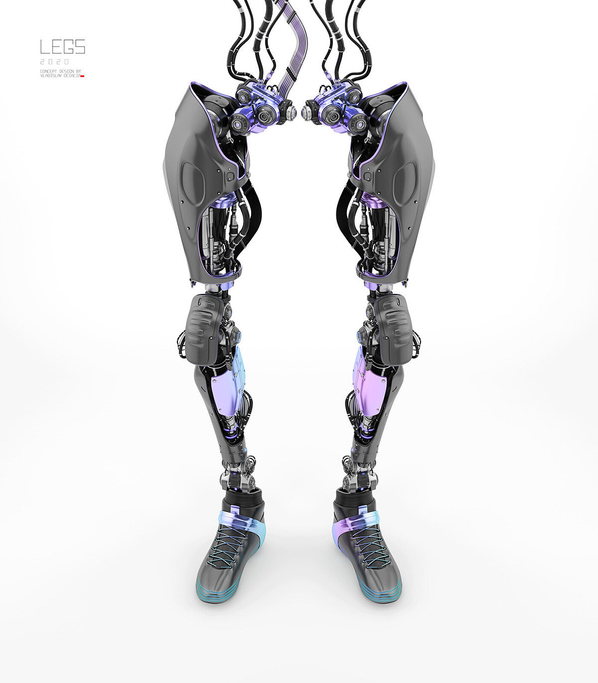 Mechanical leg，technology，future，science fiction，