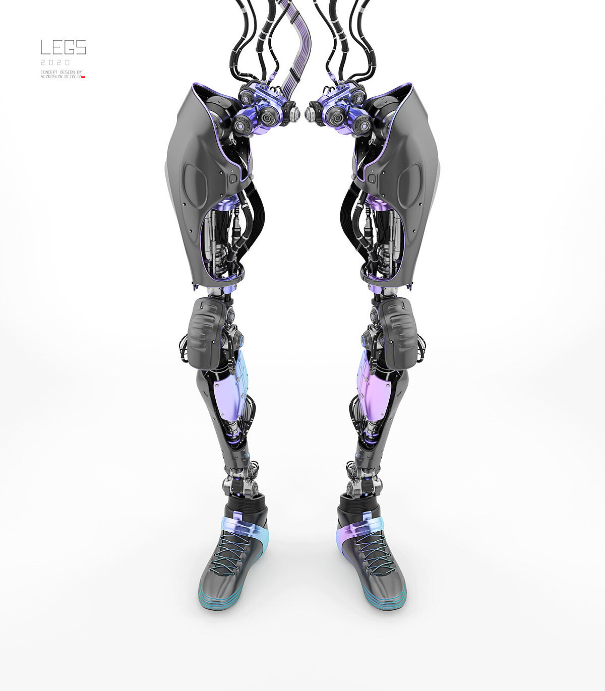 Mechanical leg，technology，future，science fiction，